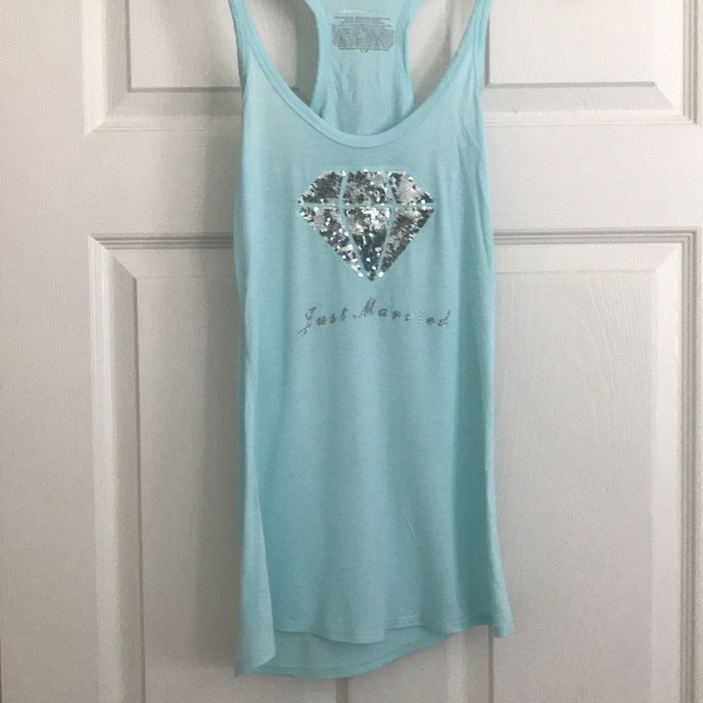 VS Just Married racerback tank (005)